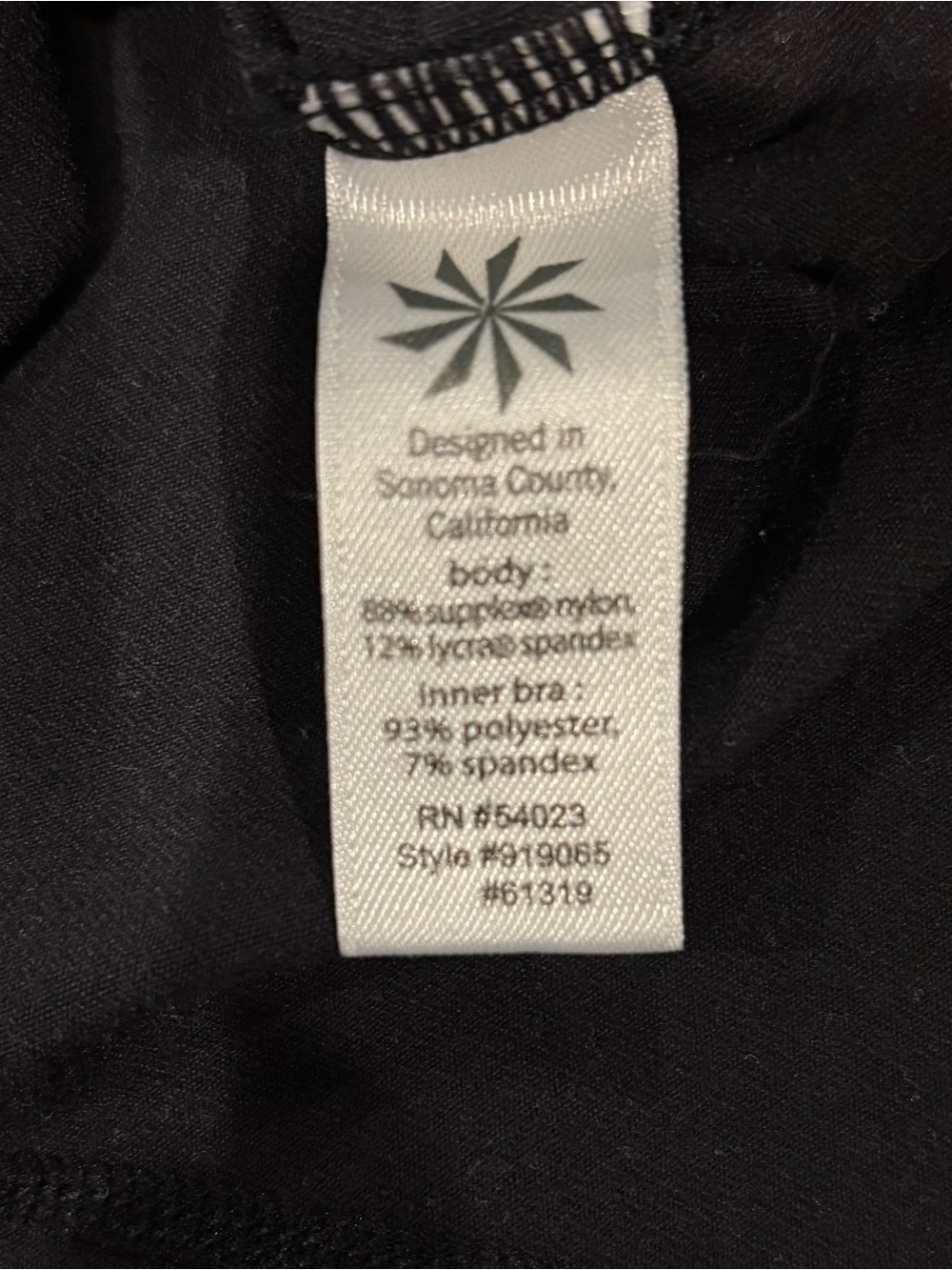 Athleta Black Tank Top with Built in Bra and Crisscross Back Womens Small - Picture 4 of 11
